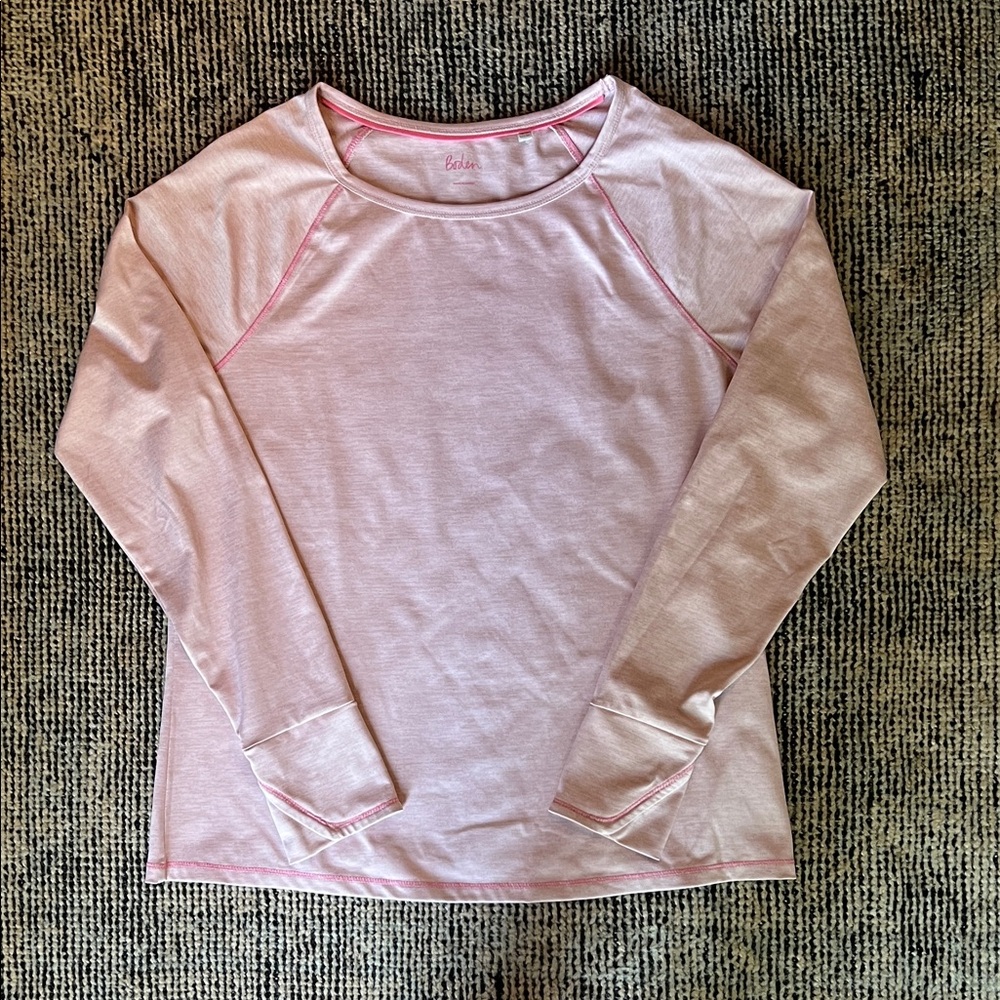 Boden Light Pink Long Sleeve Tee